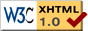 XHTML 1.0 válido.